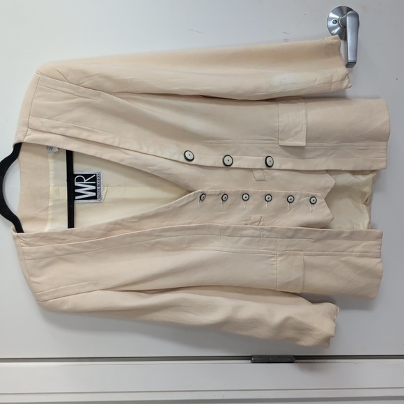 Wayne Rogers Jackets & Blazers - Women's Cream Blazer by WR